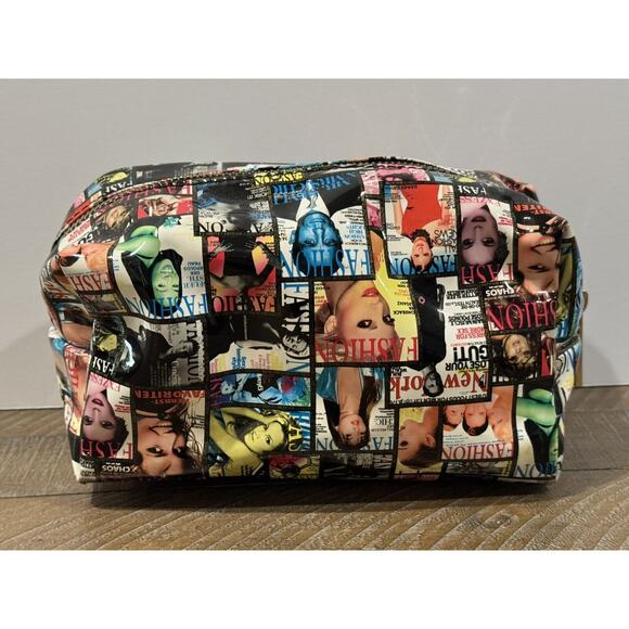 Glossy Magazine Cover Cosmetic Bag Daniel Craig/Michelle Obama Magazine - Picture 1 of 13